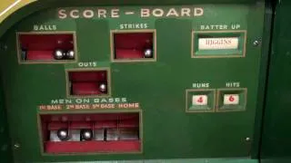 1937 Rockola World Series Baseball Arcade Game - part 1