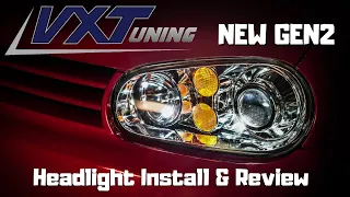 VXTuning Headlight Gen 2 Install and Review | MKIV Golf, GTI and R32