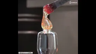 Making of dragon-stem goblet[📹 corningmuseum]