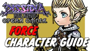 DFFOO PAPALYMO FORCE ECHO BT CHARACTER GUIDE & SHOWCASE! BEST ARTIFACTS AND SPHERES!!!