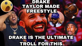 DRAKE IS THE ULTIMATE TROLL FOR THIS ONE | DRAKE - TAYLOR MADE FREESTYLE (KENDRICK LAMAR DISS)