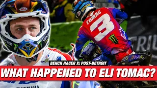 Bike Issue? Arm Pump? What's the Deal with Eli Tomac's Ride in Detroit? | Bench Racer X