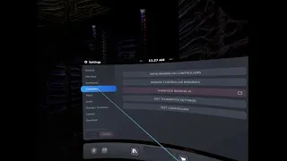 How to select controller bindings in SteamVR