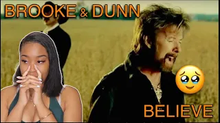 NON COUNTRY FAN REACTS TO Brooks & Dunn - Believe (Official Video) | FIRST TIME UK REACTION!🇬🇧 #DAY4