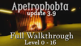 Apeirophobia Full Walkthrough Level 0 - 16 | Roblox