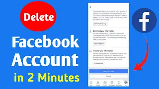 How to Delete Facebook Account Permanently | Delete Facebook Account