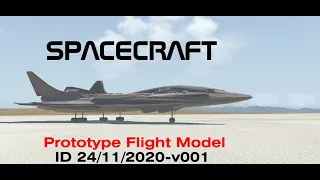 Spacecraft Prototype Flight Model in development using X-Plane 11 and Blender 2.9