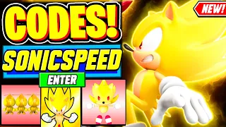 ⚠️New⚠️ ALL WORKING CODES For Sonic Speed Simulator 2024 - Roblox  Sonic Speed Simulator Codes 2024