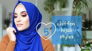 QUICK EASY CHIFFON HIJAB STYLES