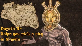 Dagoth Ur Helps You Pick a City in Skyrim