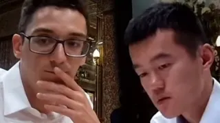 Last Moments of Ding Liren vs Fabiano Caruana in Chess Candidates 2022