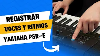 ¡Domina tu Creatividad Musical! Aprende a Registrar Voces y Ritmos en tu Yamaha PSR E473 🎹🎶