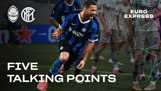 SHAKHTAR vs INTER | FIVE TALKING POINTS | EURO EXPRESS | CHAMPIONS LEAGUE 20/21 🇪🇺⚫🔵 [SUB ITA+ENG]