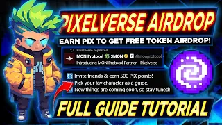 PIXELVERSE FREE AIRDROP Full Guide Tagalog Tutorial | HOW TO EARN FREE CRYPTO 2024