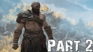 GOD OF WAR Walkthrough Gameplay Part 2 - STRANGER - (4K HD PS4 Pro) - No Commentary