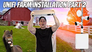 Unifi Network Install: Farm House WIFI And CCTV Part 2