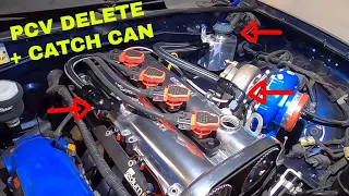 PCV DELETE AND OIL CATCH CAN : MX5 TURBO BUILD pt 41