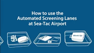 How to use the automated screening lanes at Sea-Tac Airport