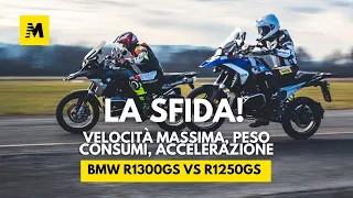 BMW R1300GS VS R1250GS, LA SFIDA! Velocità, accelerazione, peso, consumi: tutta la VERITA'!