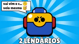 SATISFATÓRIOOOO! 2 LENDÁRIOS SEGUIDOS BRAWL STARS - duelo incrível