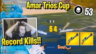 Bẹnyfishy, MrSavage & LeTsHe Gets New WORLD RECORD 53 Kills in Amar Trios Cup!