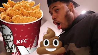 EATING AT THE WORST REVIEWED KFC IN MY CITY I GOT DIARRHEA!