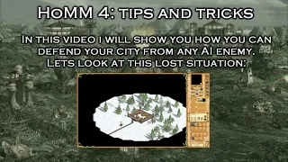 Heroes of Might and Magic 4 Tips and Tricks #2 / Defend any city from almost any AI army