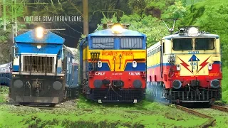 EXPRESS Trains | MUMBAI - PUNE | BHOR Ghats | Indian Railways -1