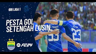 FC 24 Persib Bandung Career Mode | Pesta Gol Setengah Lusin #16