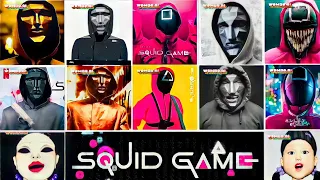 😈|| Numa Numa All 🎭Front man Singing🎵🎵||(deefake) part-2  #PK world#squidgame#viral