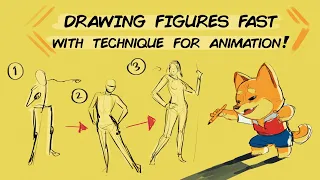 Drawing Figures Fast with Technique for Animation