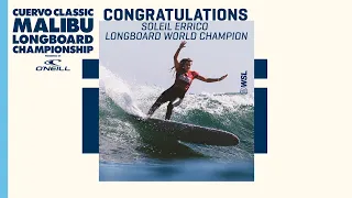 Soleil Errico Is The 2022 World Longboard Champion