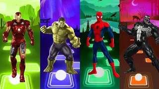 Marvel Venom Cartoon 🆚 Ironman 🆚 Spiderman 🆚 Hulk💥💫 Who Is Stronger 💪⁉️
