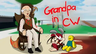 I Met The Grandpa Of Combat Warriors | Roblox