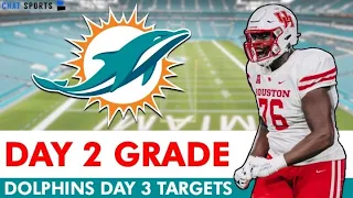 Miami Dolphins Draft Grades For NFL Draft Day 2 Ft. Patrick Paul + 2024 NFL Draft Day 3 Targets