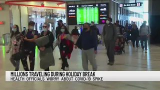 Health officials encourage holiday travelers to test for COVID-19