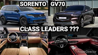 2021 GENESIS GV70 VS KIA SORENTO COMPARISON - BATTLE FOR THE NEW CLASS LEADER ???