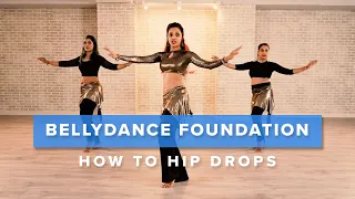 How to Belly Dance (Hip Drops) | Belly dance tutorials 2021 | VERB Studio