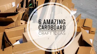 6 amazing cardboard craft ideas | do it yourself | cardboard craft ideas | best out of waste
