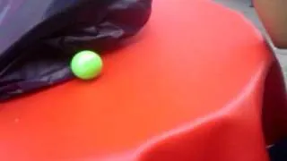 Ball doesn't bounce on table