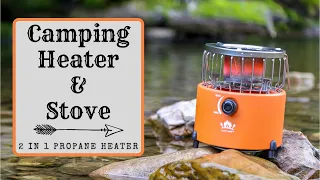 Best Portable Propane Camping Heater & Camp Stove: Campy Gear 2n1 Review (TESTED) Tent & Car Heater