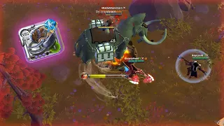 DUO MAMMOTH DISMOUNT IN 15 SEC [Albion Online]