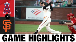 Giants plate 10 runs in win vs. the Angels | Angels-Giants Game Highlights 8/20/20