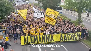 Alemannia Aachen supporters mars (10-08-2019)