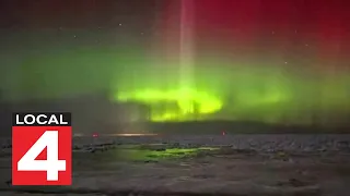 Northern Lights spotted in Michigan Sunday night, may be visible Monday