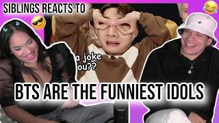 Siblings react to 'BTS proving they're the funniest idols' 💜🤣✨