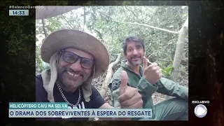 HELICÓPTERO CAIU NA SELVA:O DRAMA DOS SOBREVIVENTES À ESPERA DO RESGATE