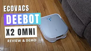 ECOVACS Deebot X2 Omni Vacuum Review & Demo | The Best Robot Vacuum