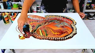 NO pensé que estos colores funcionarían, ¡pero funcionan! - Pintura acrílica