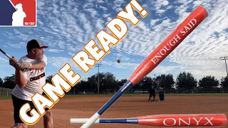 2024 Onyx Enough Said Orange & Blue Soft Barrel Senior Softball Slowpitch Bat Review